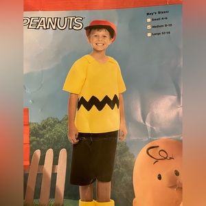 Charlie Brown kids costume